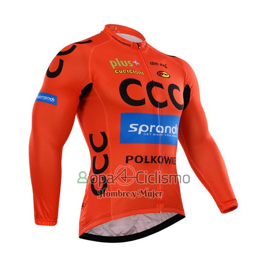 Ccc Ropa Ciclismo Culotte Largo 2015 Mangas Largas Negro y Naranja